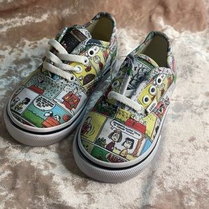 NEW Toddler Size 6 Charlie Brown Comics Halloween Vans